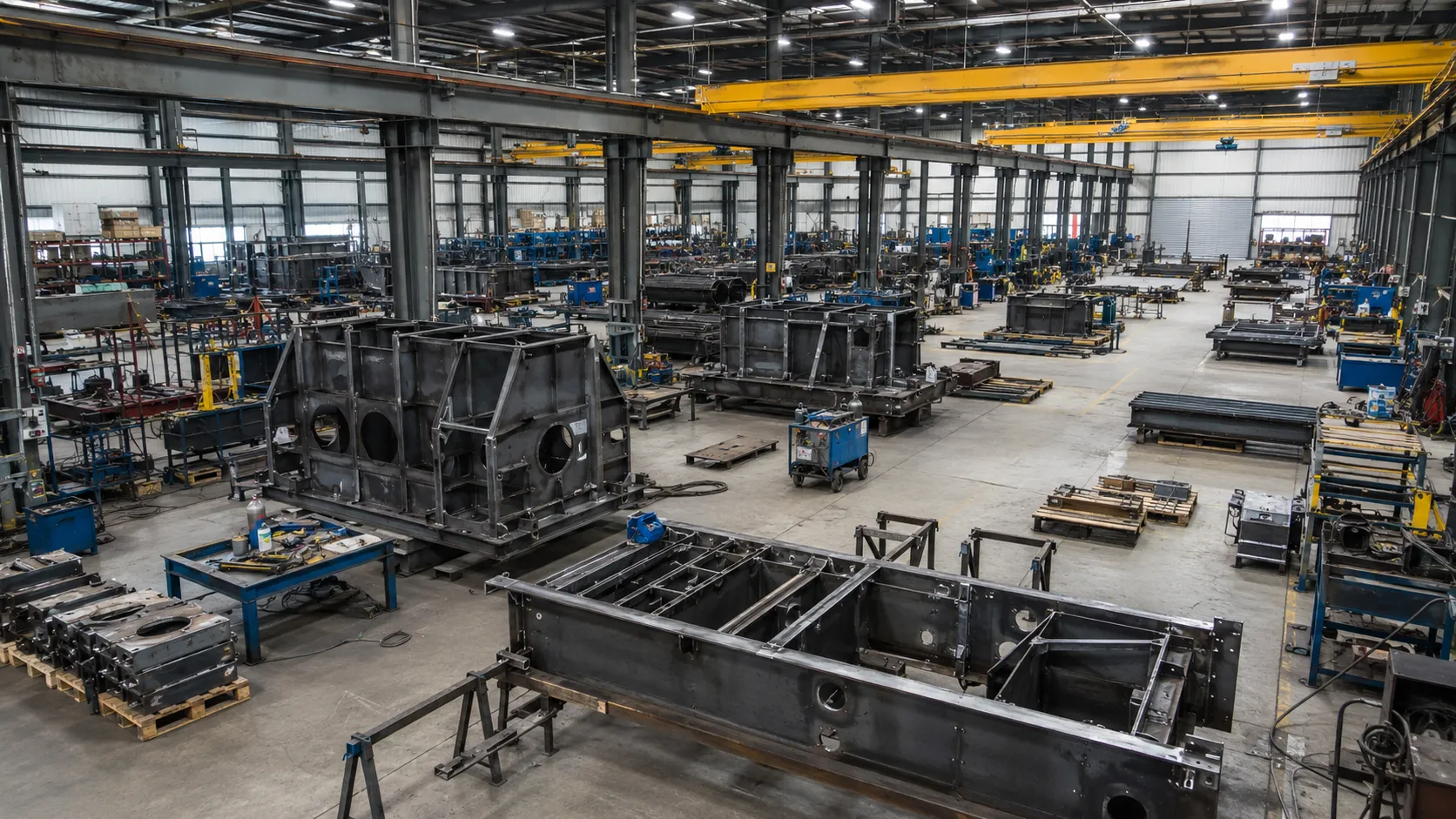 Xưởng chế tạo cấu kiện thiết bị cơ khí