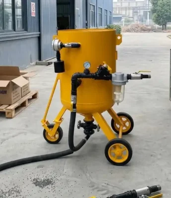 Máy phun / cối phun được cung cấp theo nhu cầu sử dụng thực tế của xưởng cơ khí và nhà máy sản xuất.