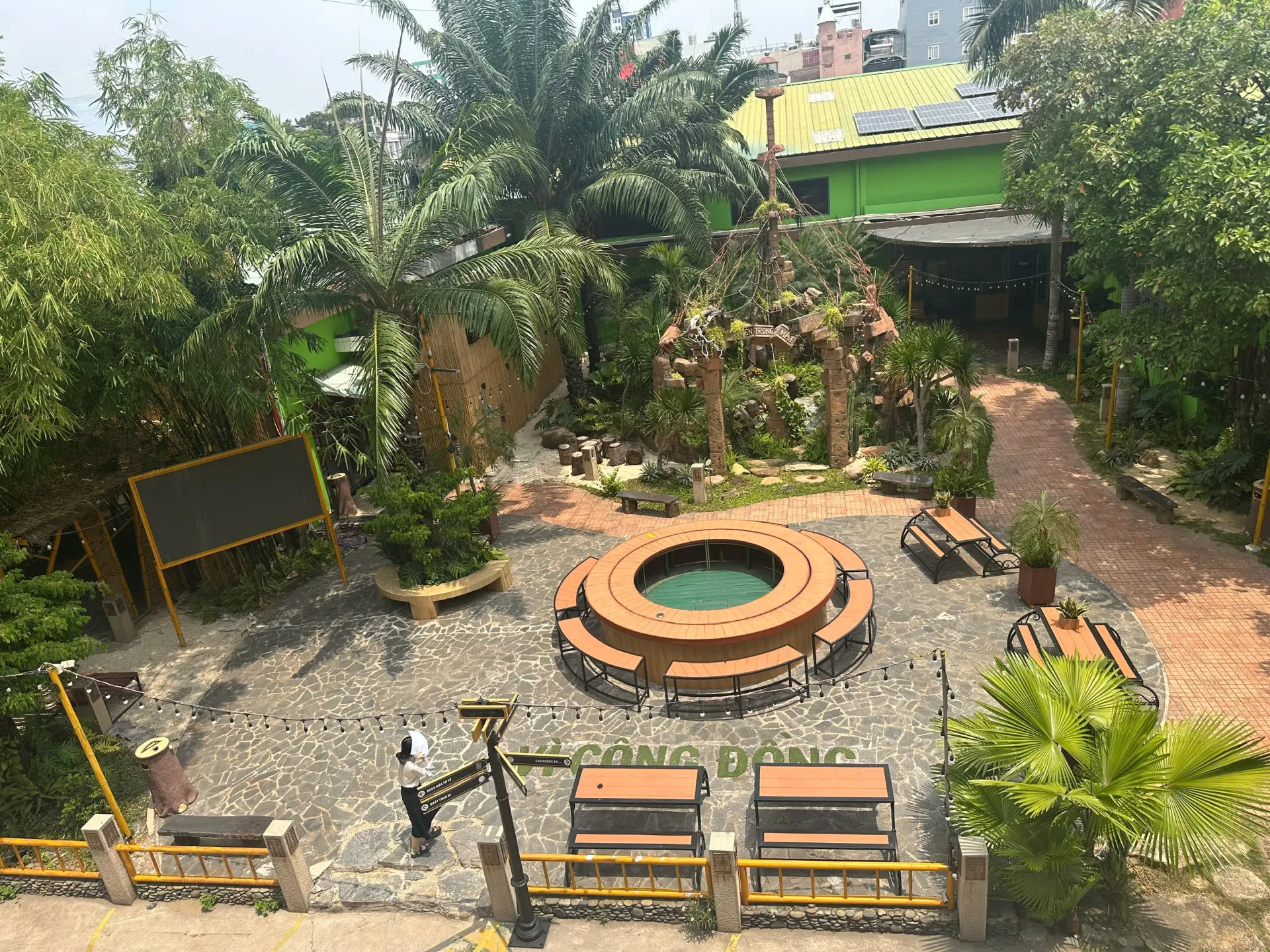 Toàn cảnh khu vực sân khấu trục quay